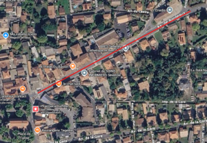 Plan de la COUPURE Eau potable avenue de Bordeaux à Arès le vendredi 28 août 2026 de 14h00 à 18h30