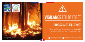 Risque Feux de forêt - Vigilance ORANGE