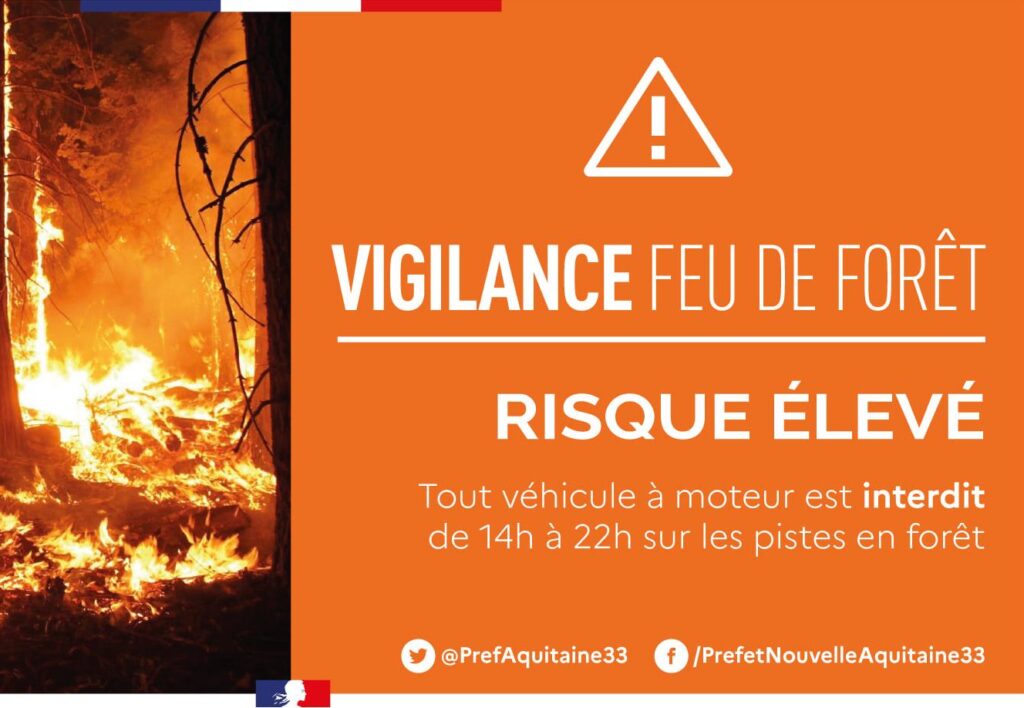 Risque Feux de forêt - Vigilance ORANGE - Vignette
