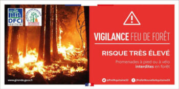 Risque feux de forêt - Vigilance ROUGE