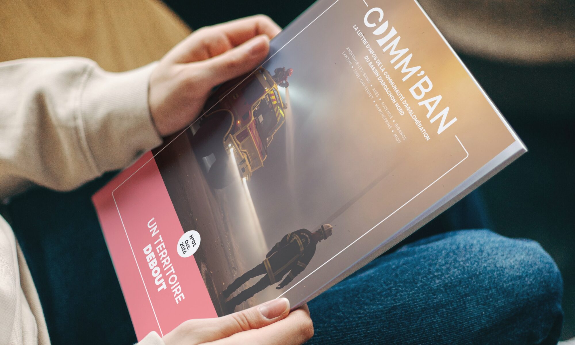 COMM'BAN la lettre d'infos de la COBAN - n°1 Octobre 2026 - Retour sur incendie Juillet 2026 - Vignette Mockup
