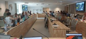 Le PC de crise dans la salle du Conseil communautaire de la COBAN - 24 juillet 2026 - Incendie juillet 2026