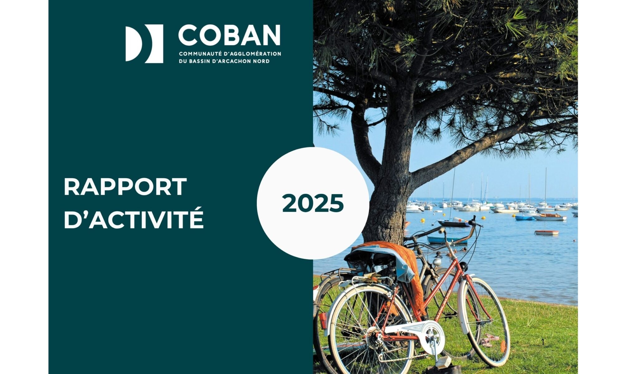 Rapport d'Activité 2025 de la COBAN Communauté d'Agglomération du Bassin d'Arcachon Nord - Vignette