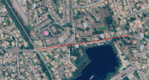 Plan de la COUPURE Eau potable rue Georges Clémenceau à Biganos le jeudi 22 octobre 2026 de 8h30 à 12h